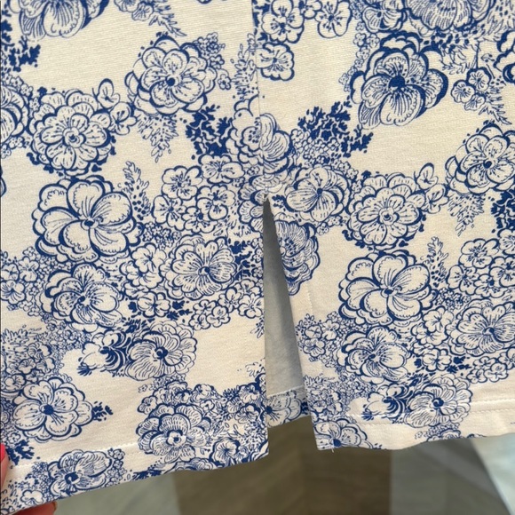 American Apparel Blue and White Pencil Skirt Casual Resort Wear - Picture 5 of 5